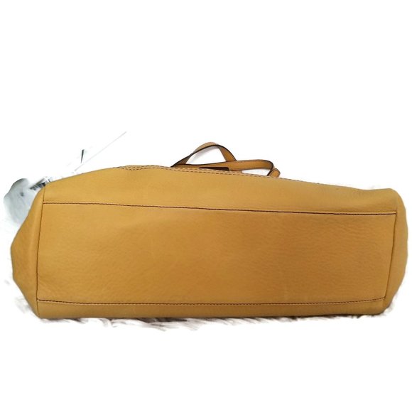 Vintage Coach 9749 mustard yellow leather satchel limited edition - Picture 4 of 12